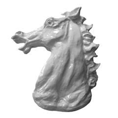 Italian Glazed Terracotta Horse