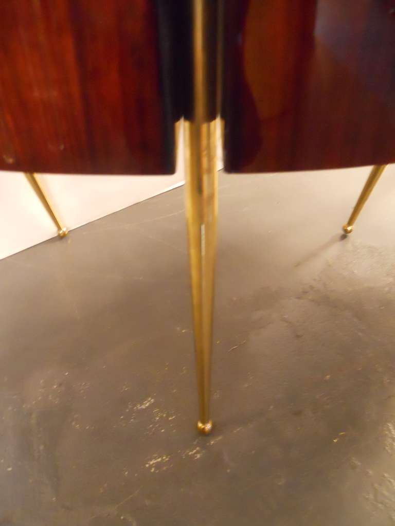 Art Deco Astonishing Bar and Mirrored Cabinet in the Style of Gio Ponti