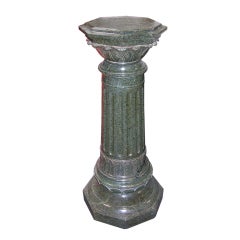 Early 19th Century Marble Rotating Pedestal