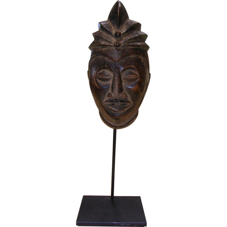 Early 20th Century Punu Mask from Gabon, Central Africa