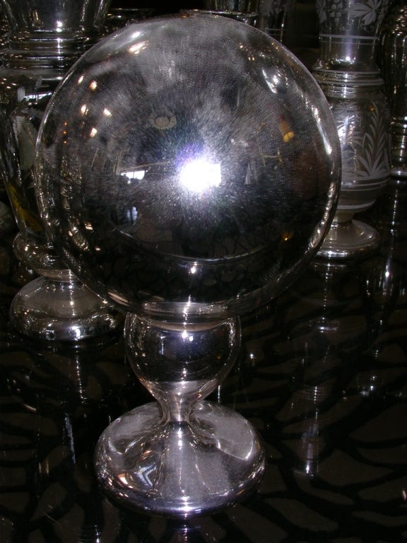 Large Collection of Mercury Glass Objects 5