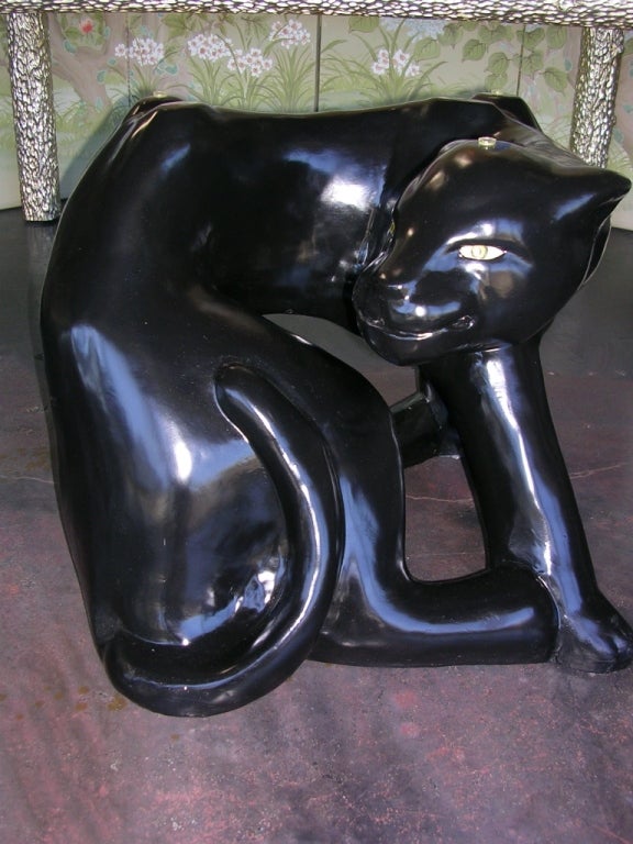 vintage panther table