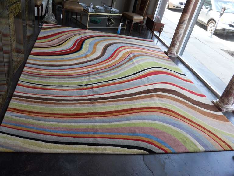 Colorful Paul Smith "Swirl" Rug at 1stDibs