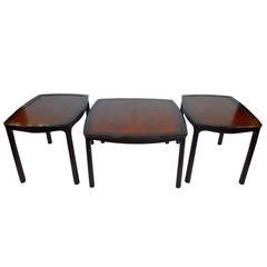 Versatile Set of Coffee Table and Two Side Tables by Dunbar 10