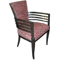 Vintage French Art Deco Armchair