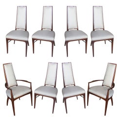 Set of 8 Italian Modernist Dining Chairs Set of 8 Italian Modernist Dining Chairs