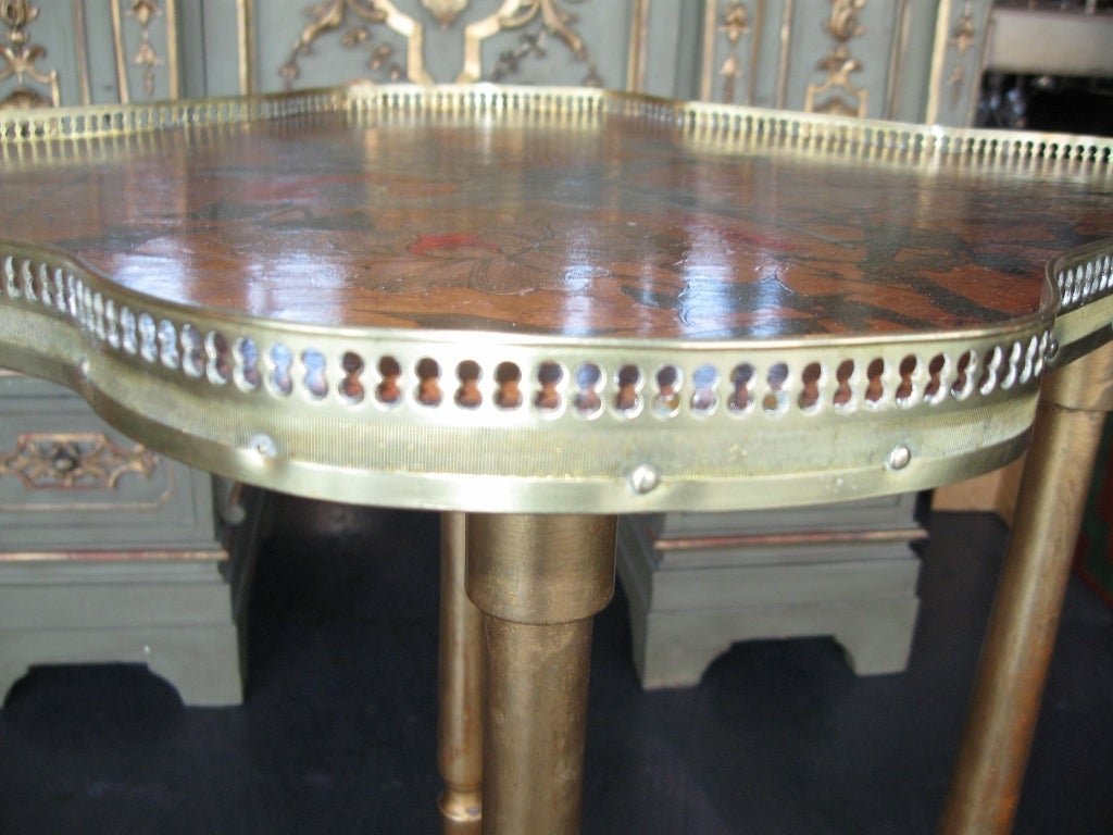 Early 20th Century Hand Painted Italian Table 1