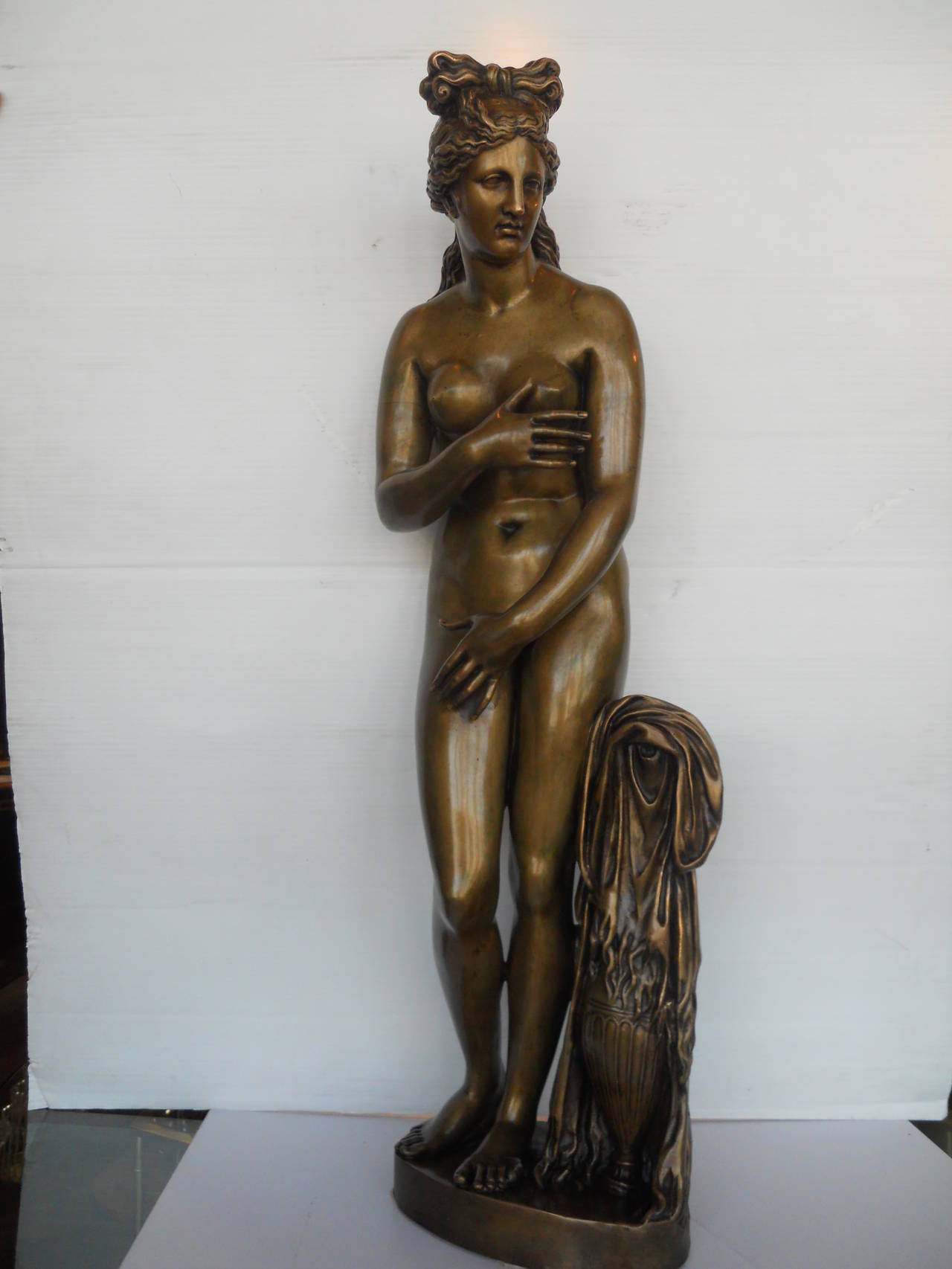 Very special female sculpture by F. Barbedienne 
marked 