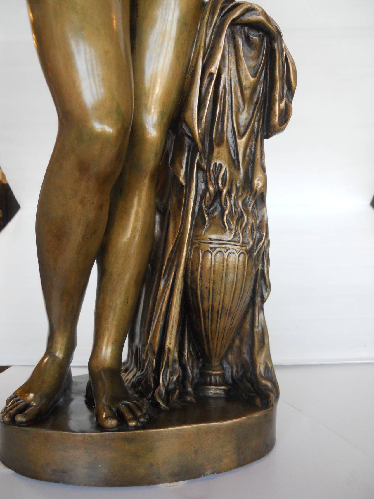 Very Special Female Sculpture by Ferdinand Barbedienne In Excellent Condition In Los Angeles, CA