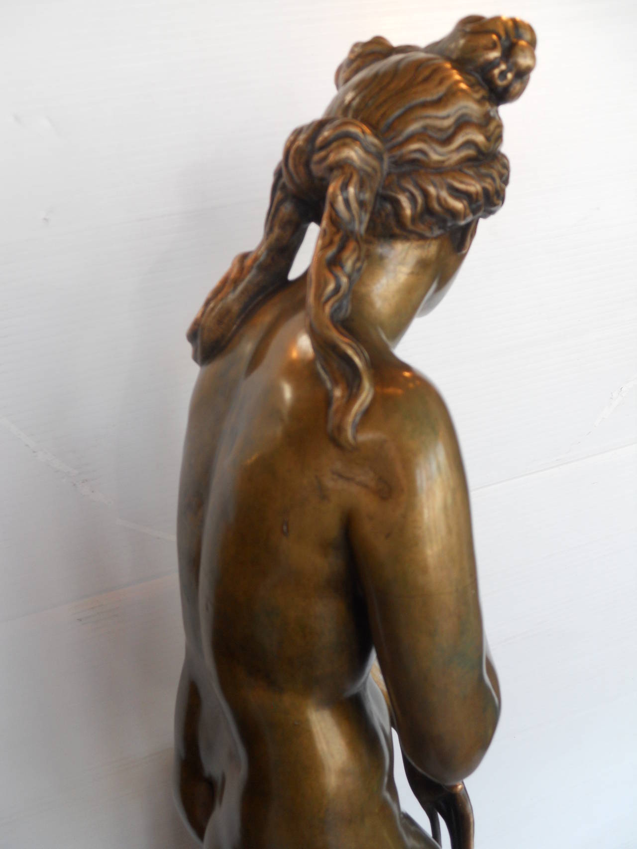 Mid-19th Century Very Special Female Sculpture by Ferdinand Barbedienne