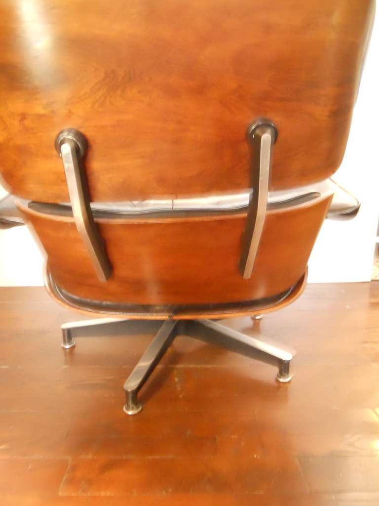 Mid-Century Modern Enticing Eames by Herman Miller Chair and Ottoman Set