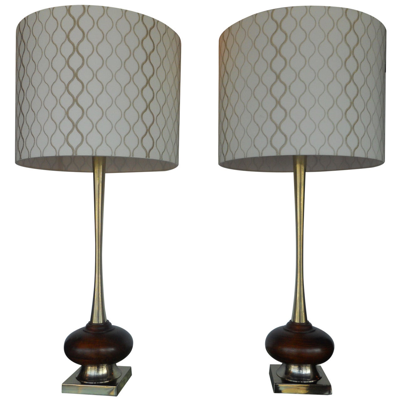 Pair of Mid-Century Modern  Lamps by Laurel Lamp Company