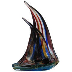 Fabulous Murano Double Sailboat