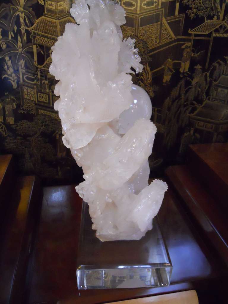 Rare Rock Crystal Sculpture 3