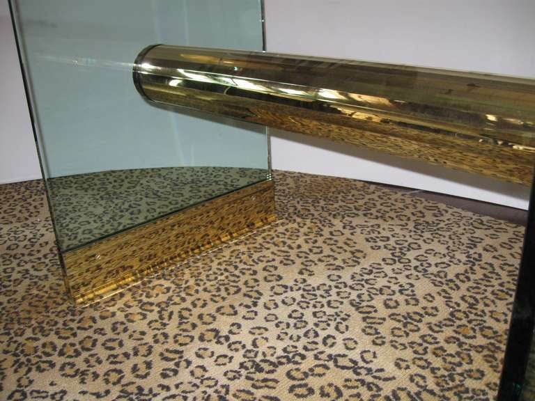 American Brass Dining Table by Pace International