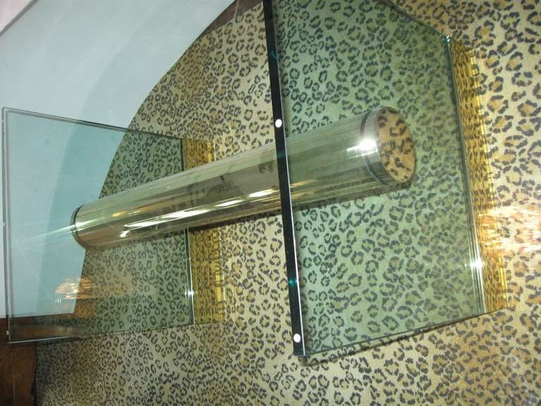 Brass Dining Table by Pace International In Excellent Condition In Los Angeles, CA