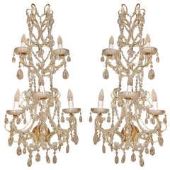 Exceptional Pair of Traditional Wall Sconces 