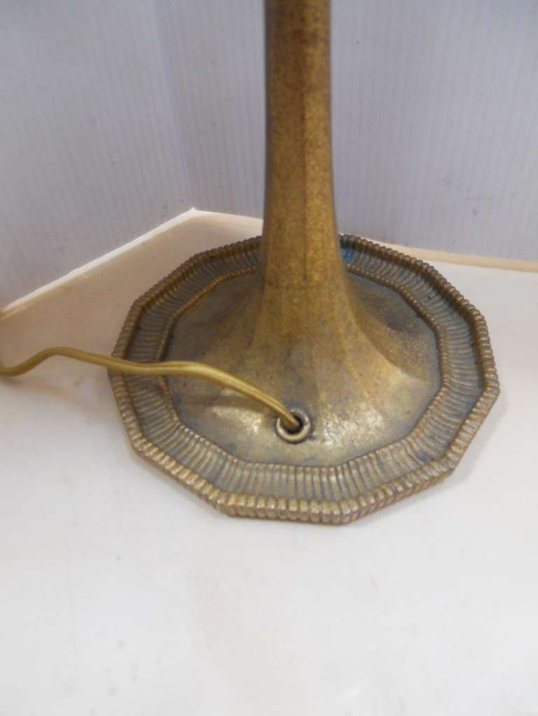 Bronze Very Special Tiffany Studios Table Lamp