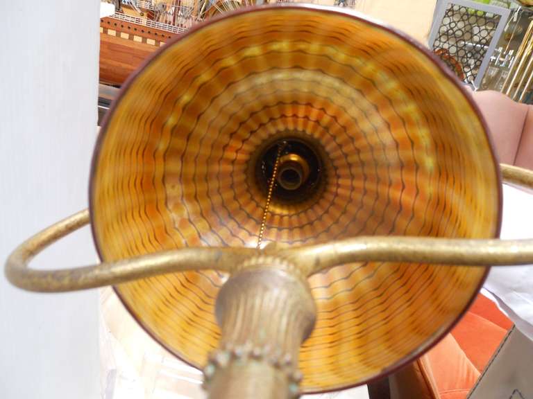 Very Special Tiffany Studios Table Lamp In Good Condition In Los Angeles, CA