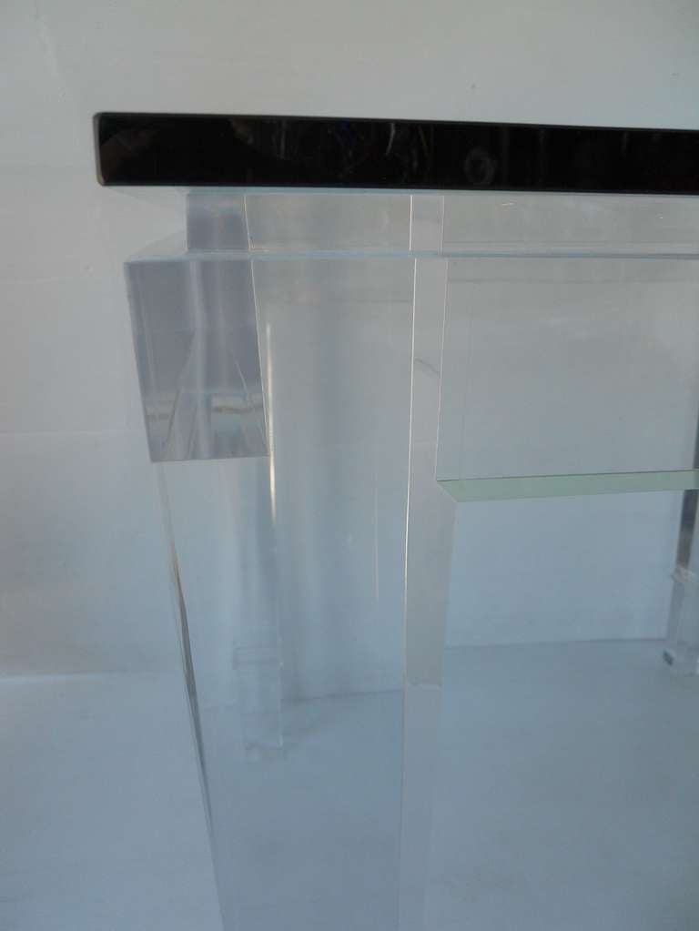 American Superb Lucite Table