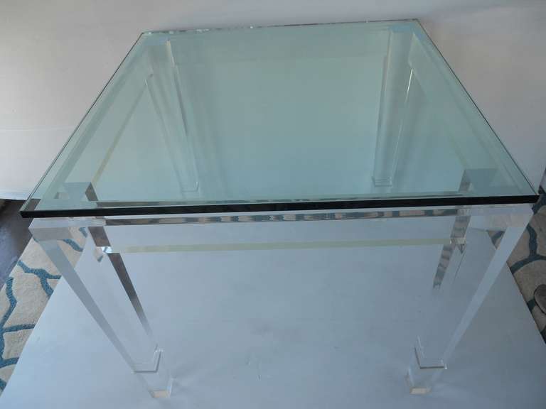 Late 20th Century Superb Lucite Table