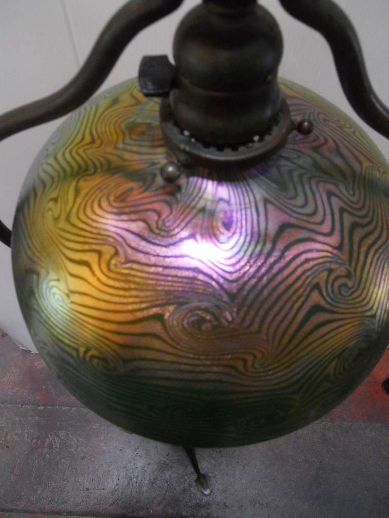 Mid-20th Century Charming Tiffany Studios Floor Lamp