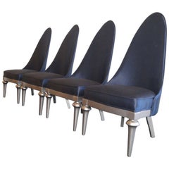 Set of 4 Retro Italian Chairs