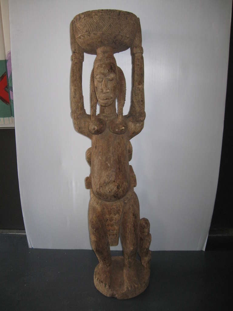 Impressive 19th century African Statue