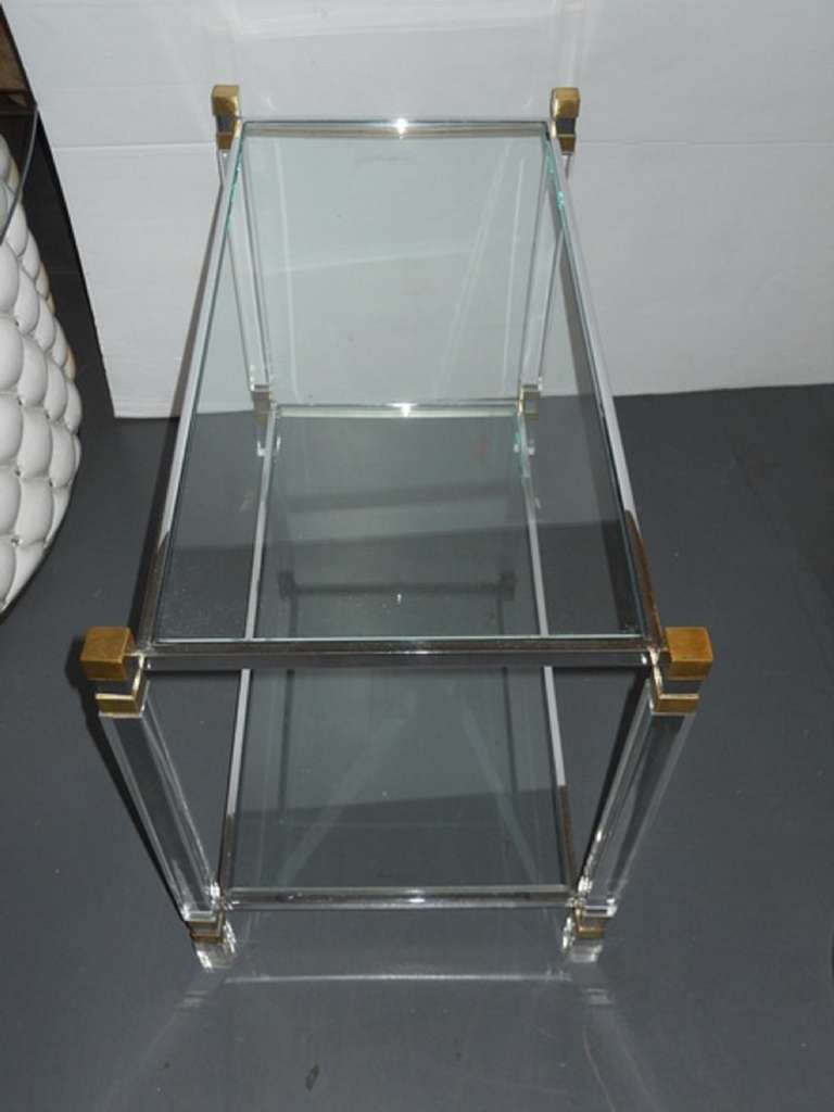 Exceptional Pair of Vintage End Tables in the Style of Charles Hollis Jones In Excellent Condition In Los Angeles, CA