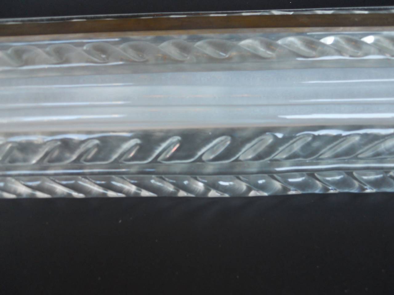 Set of 16 Art Deco Rectangular Frosted Glass Wall Sconces at 1stdibs