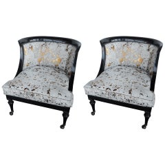 Classy Pair of Italian Chairs