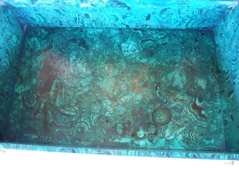 Impressive Antique Russian Malachite Box 2