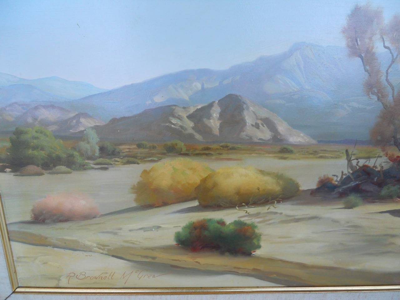 Set of Two Paintings by R. Brownell McGrew, Signed In Good Condition For Sale In Los Angeles, CA