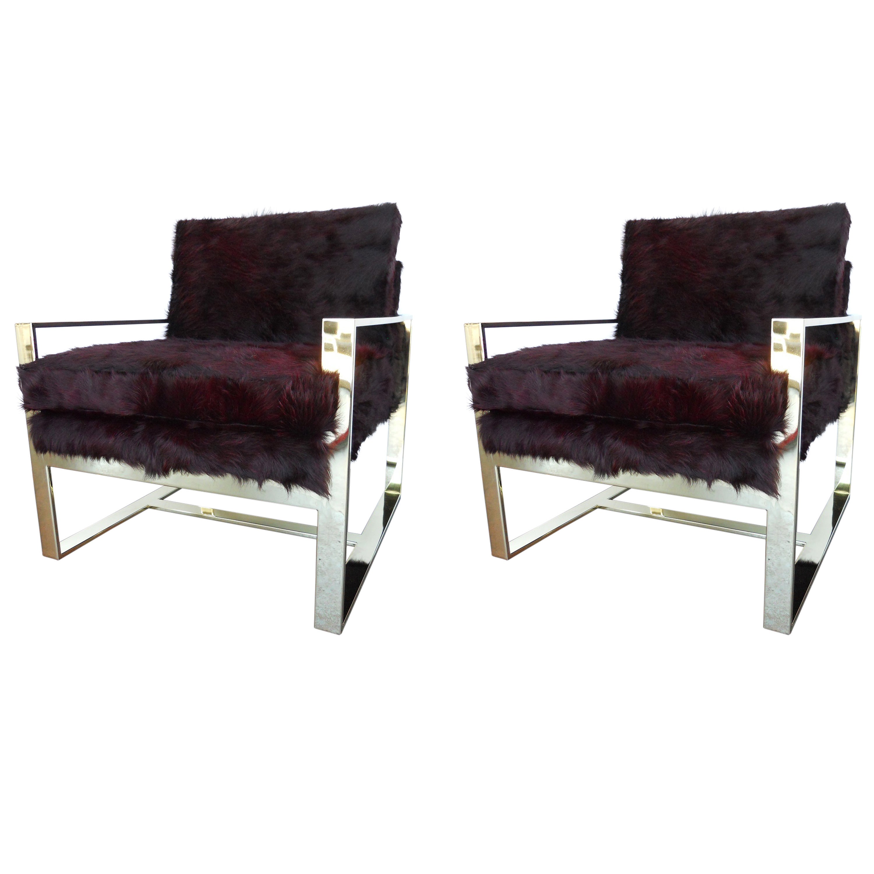 Pair of Milo Baughman Chairs