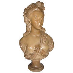 Antique Impressive Terracotta Bust