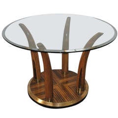 Superb Solid Rosewood Italian Table