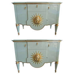 Fabulous Pair of Side Tables Attributed to Andre Arbus