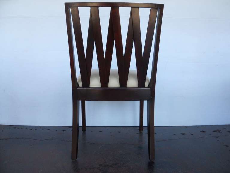 Beautiful Set of 10 Mid Century c. 1949 Paul Frankl Dining Chairs 2