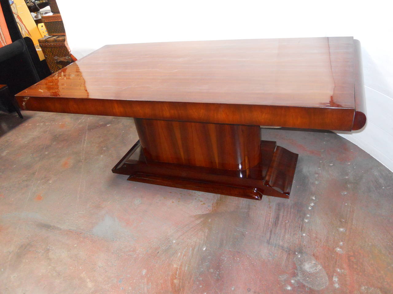 Dining Table by Leon Jallot Circa 1920s
in palissander wood