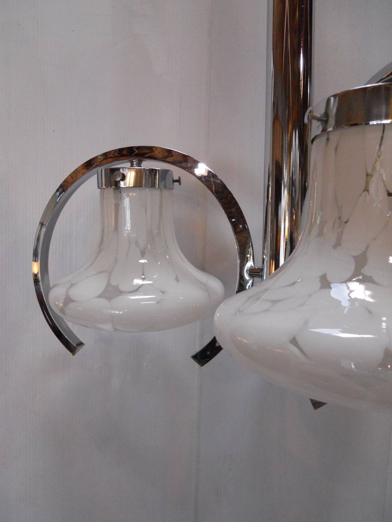 Italiano Lampadario italiano degli anni '70 circa in vendita