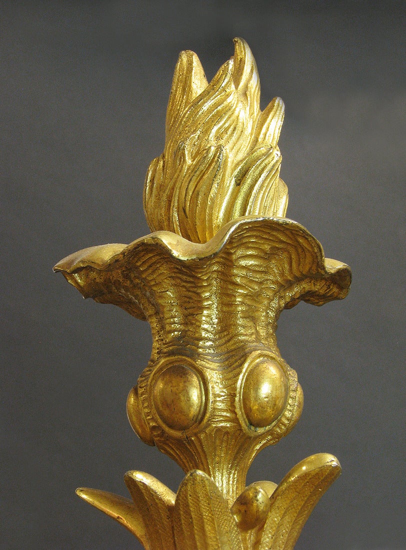 Pair of French Six-Light Candelabras Attributed to Victor Paillard 1