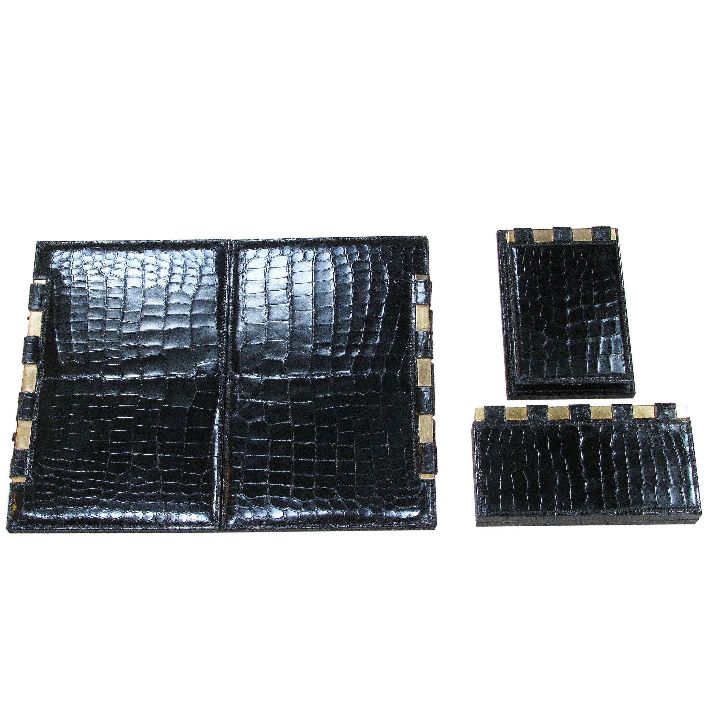 Rare Hermes Blotter Desk Set