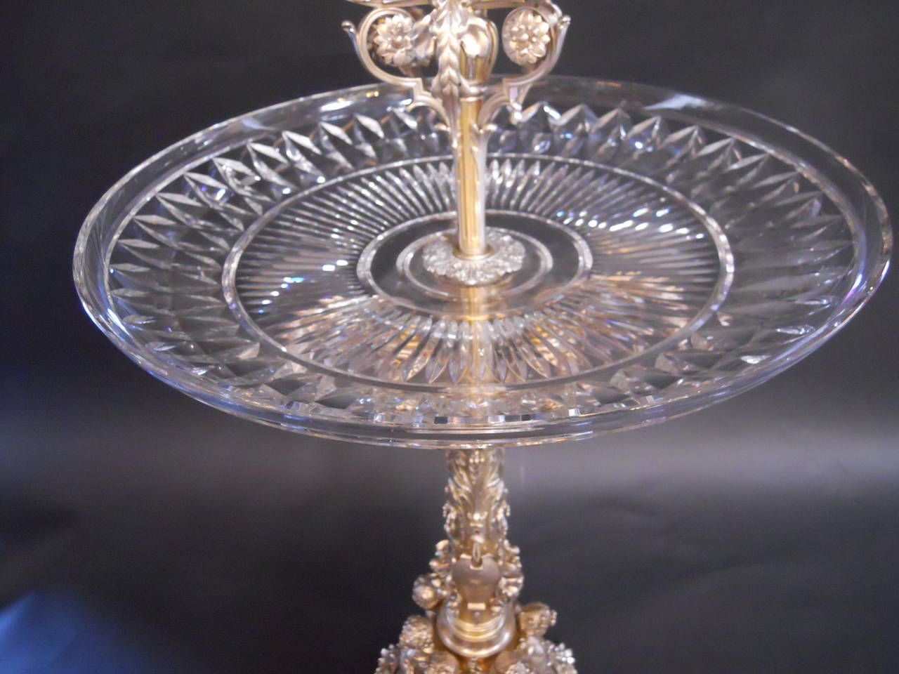 Christofle Gilt and Silvered Bronze Centerpiece 5