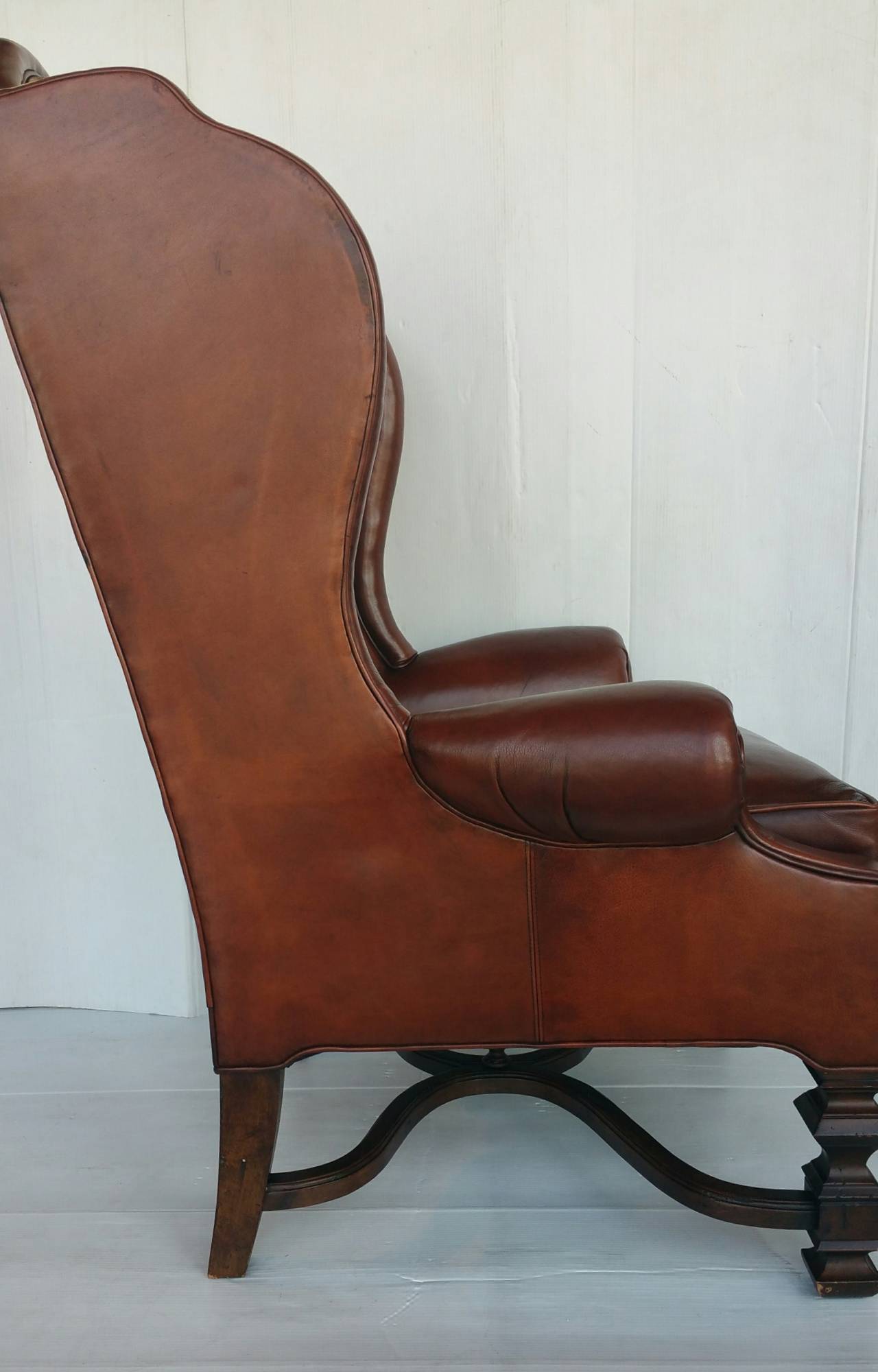 Pair of Wingback Chairs In Excellent Condition In Los Angeles, CA