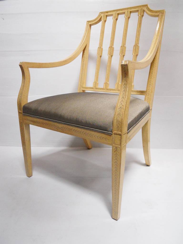 American Astonishing Set of Four Rose Tarlow Chairs