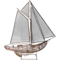 Superb Curtis Jere Ship Model