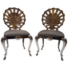 Enchanting Pair of Grotto Chairs