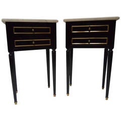 Elegant Pair of Night Stands in the Style of Maison Jansen