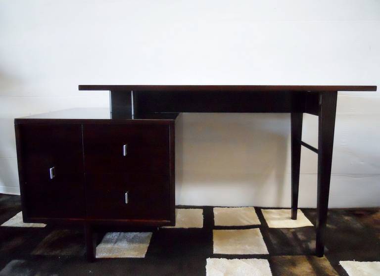 Mid-Century Floating Desk by Brown Saltman