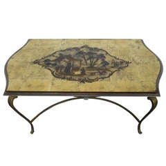 Superb French Eglomise Coffee Table